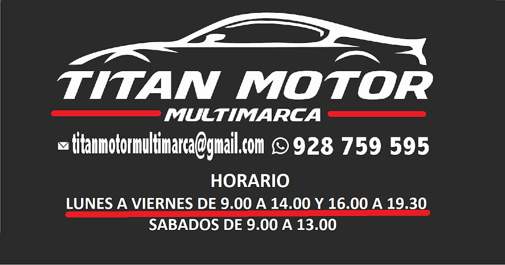 Titan Motor Multimarca S.L. — Del propietario