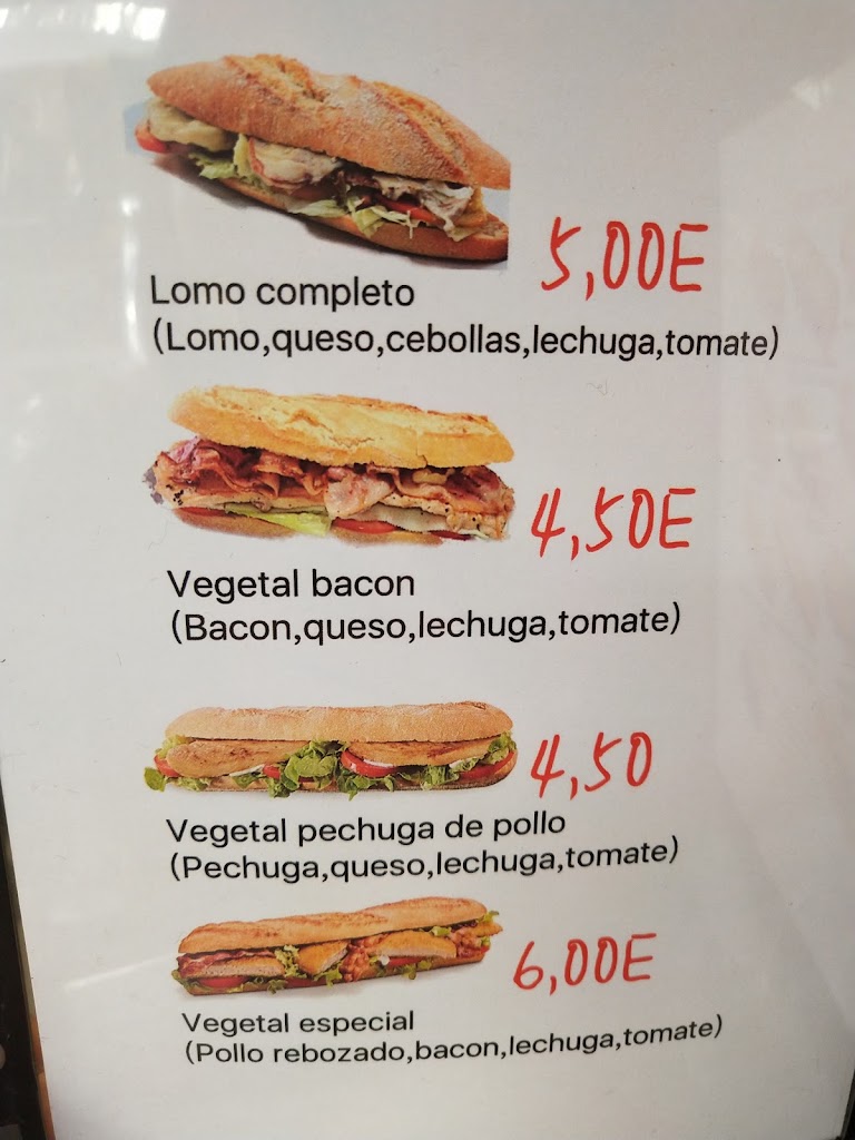 Bar Calduch — Carta