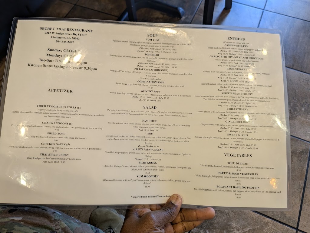 Secret Thai Restaurant