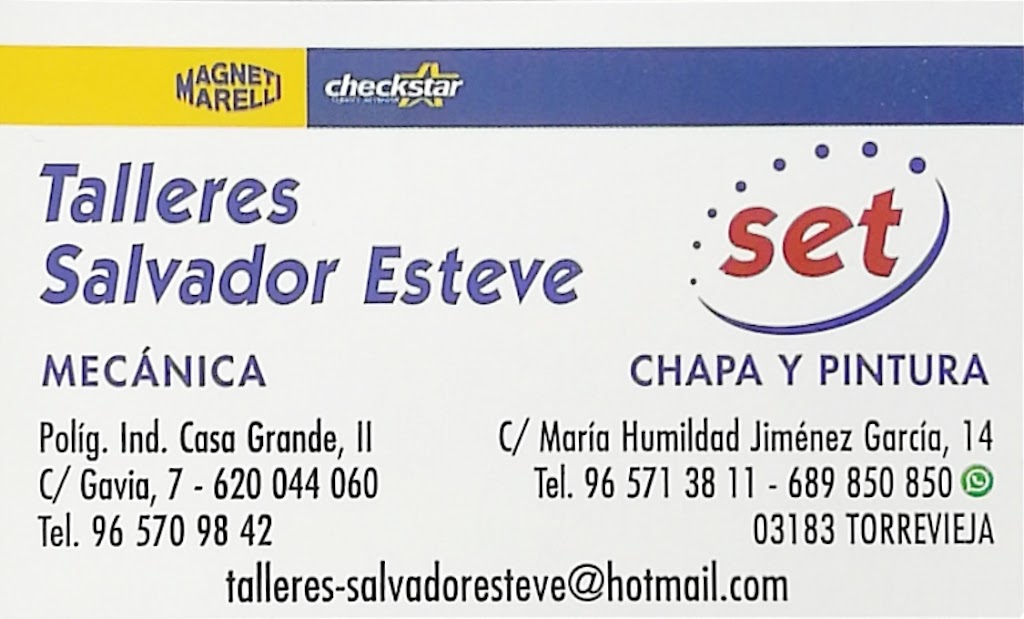 Talleres Salvador Esteve - Mecanica — Del propietario