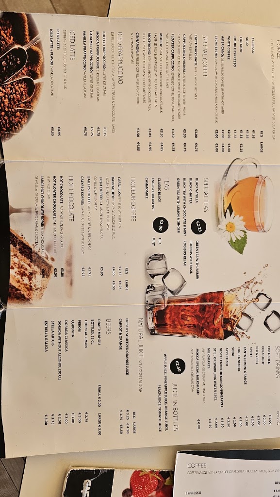 Cafe Mocca — Carta