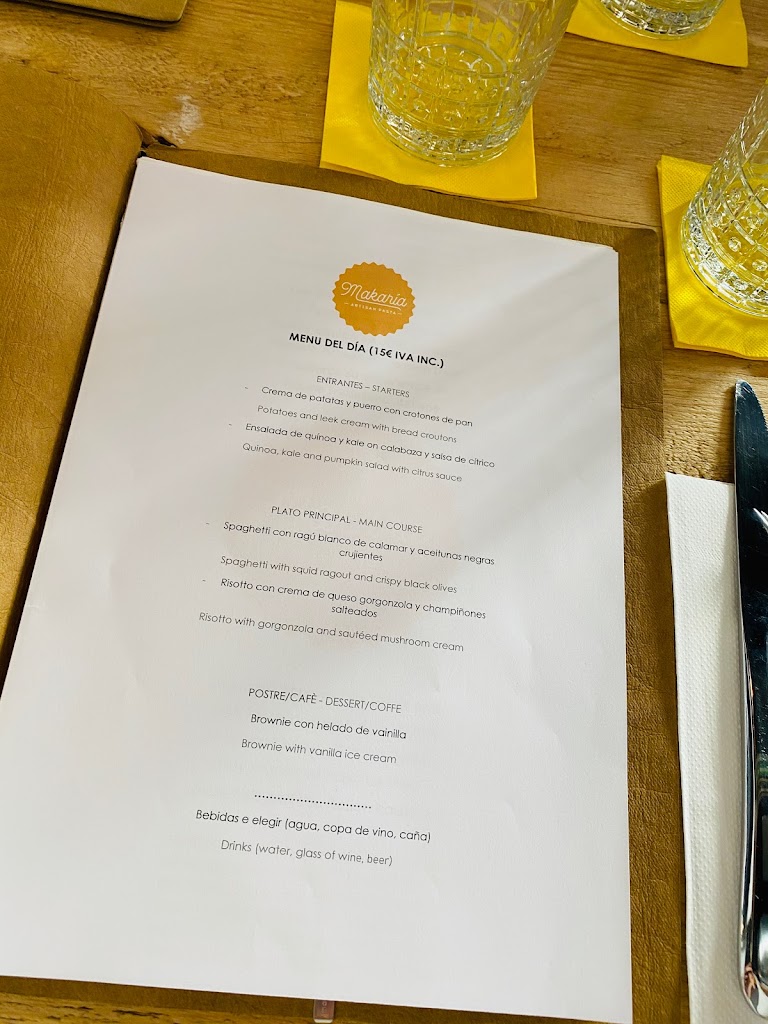 Makaria Artisan Pasta — Carta