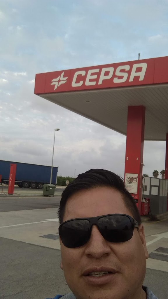 Estacion de servicio Cepsa — Surtidor de combustible
