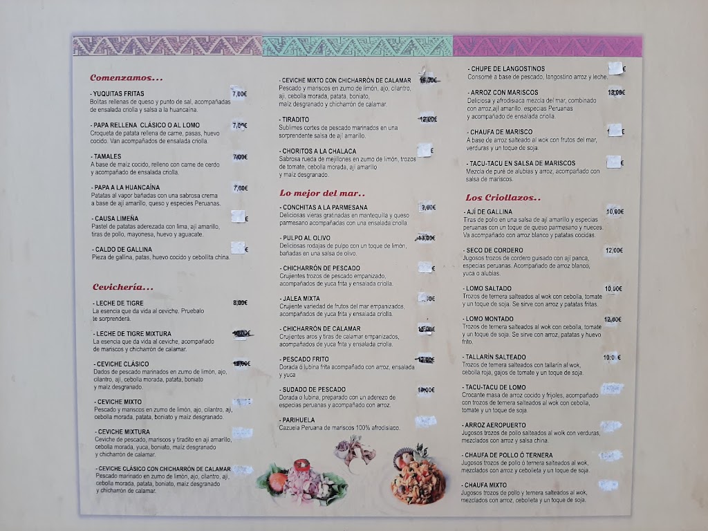 Restaurante Mixtura Leganes — Carta