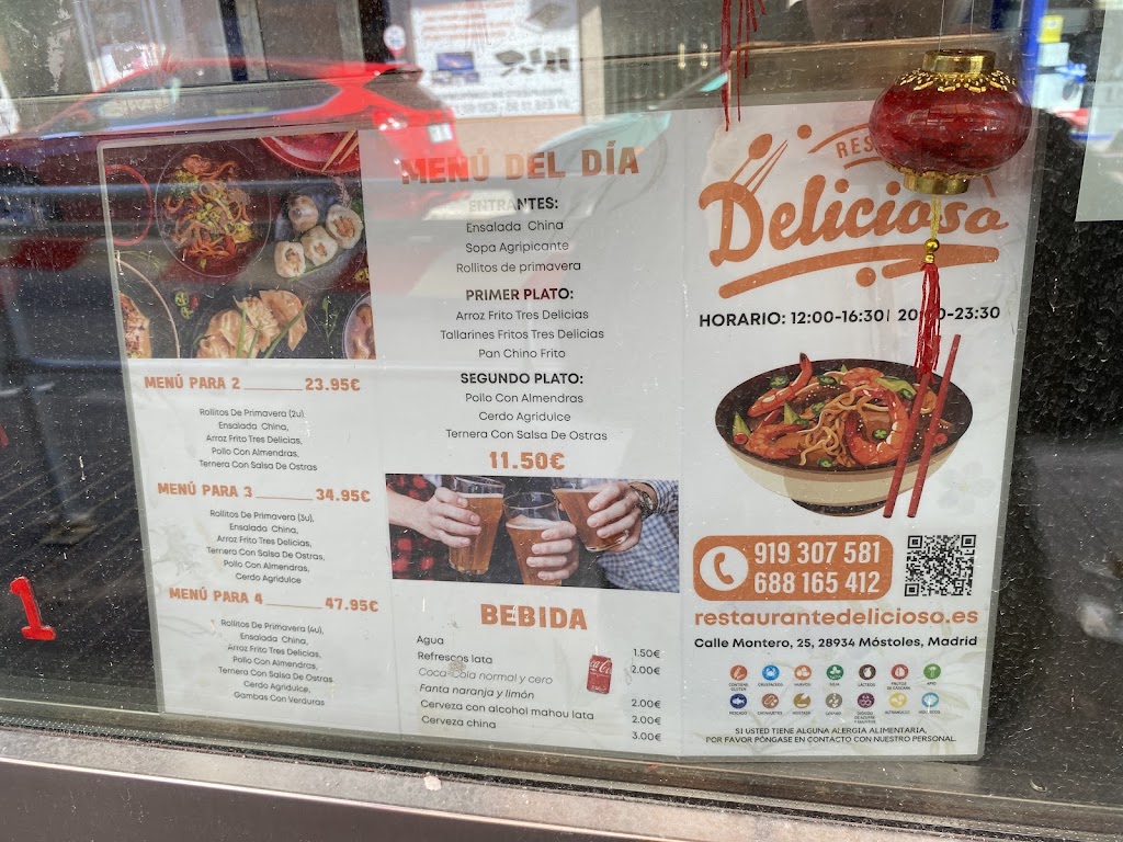 Restaurante Cocina Asiatica Wang Fu Mostoles — Carta