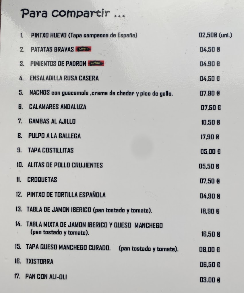 LA GRIFERIA — Carta