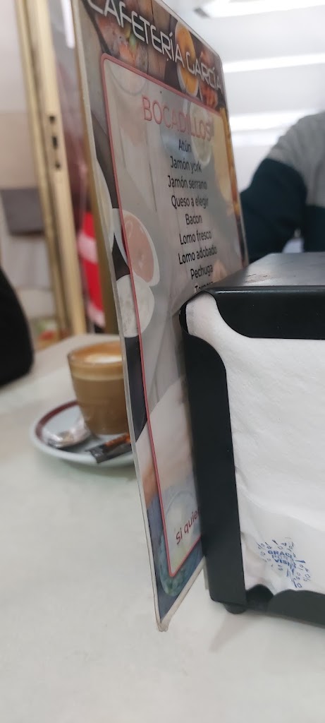 Cafe Bar Garcia — Carta