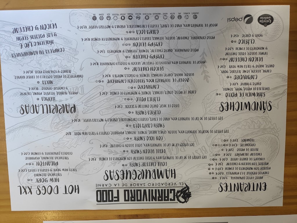Carnivoro Food — Carta