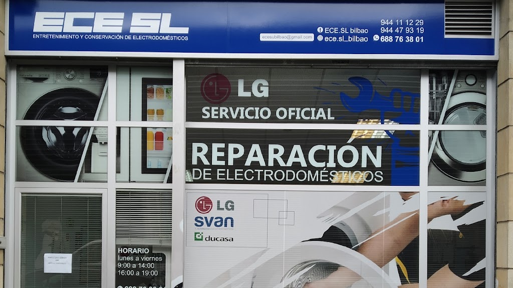 SERVICIO TECNICO DE ELECTRODOMESTICOS ECE, S.L.U. realizamos reparacion y mantenimiento en todas las marcas.