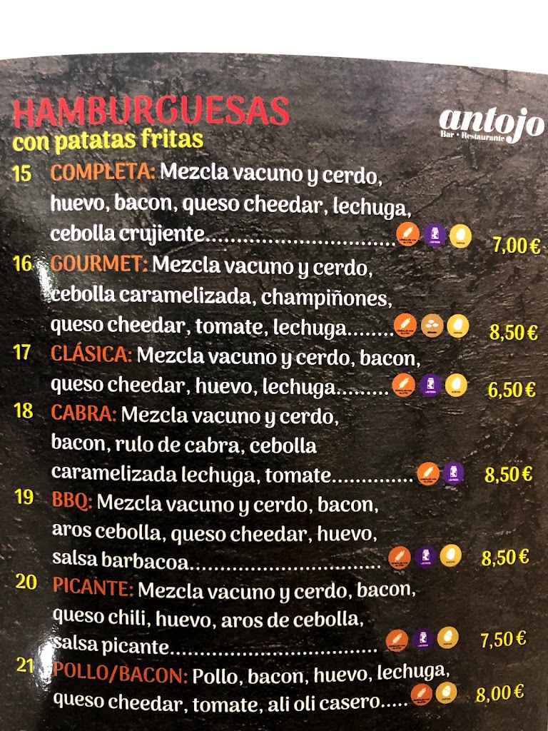 Bar restaurante Antojo — Del propietario