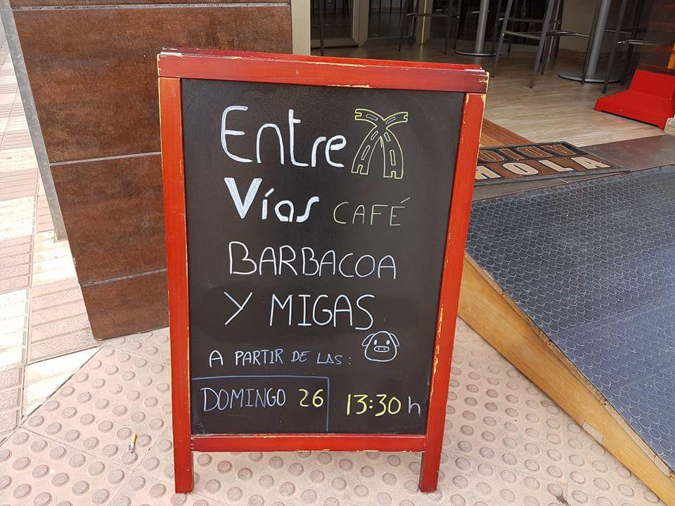 Cafeteria Entrevias — Carta