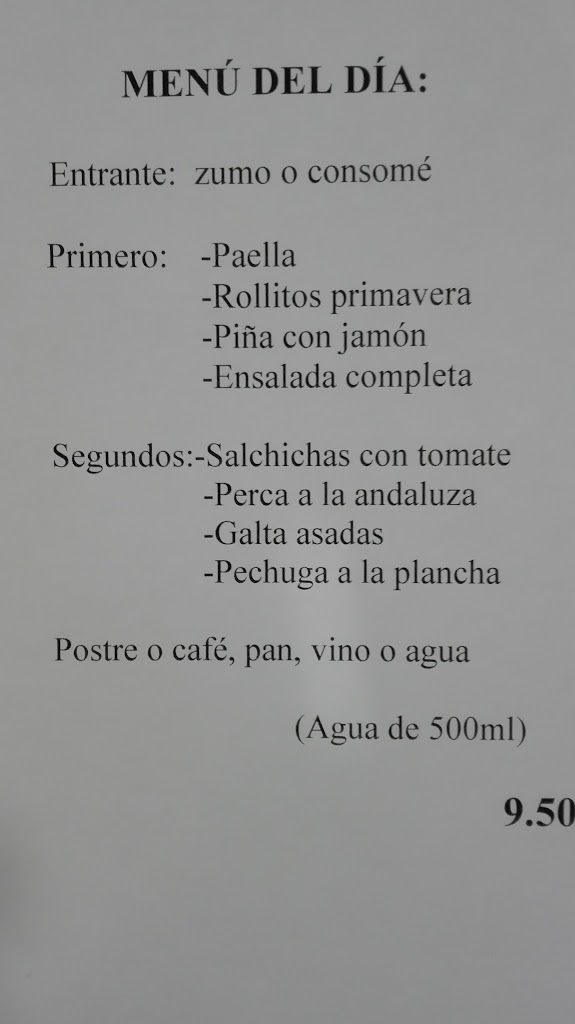 El Raco de la Cinta — Carta