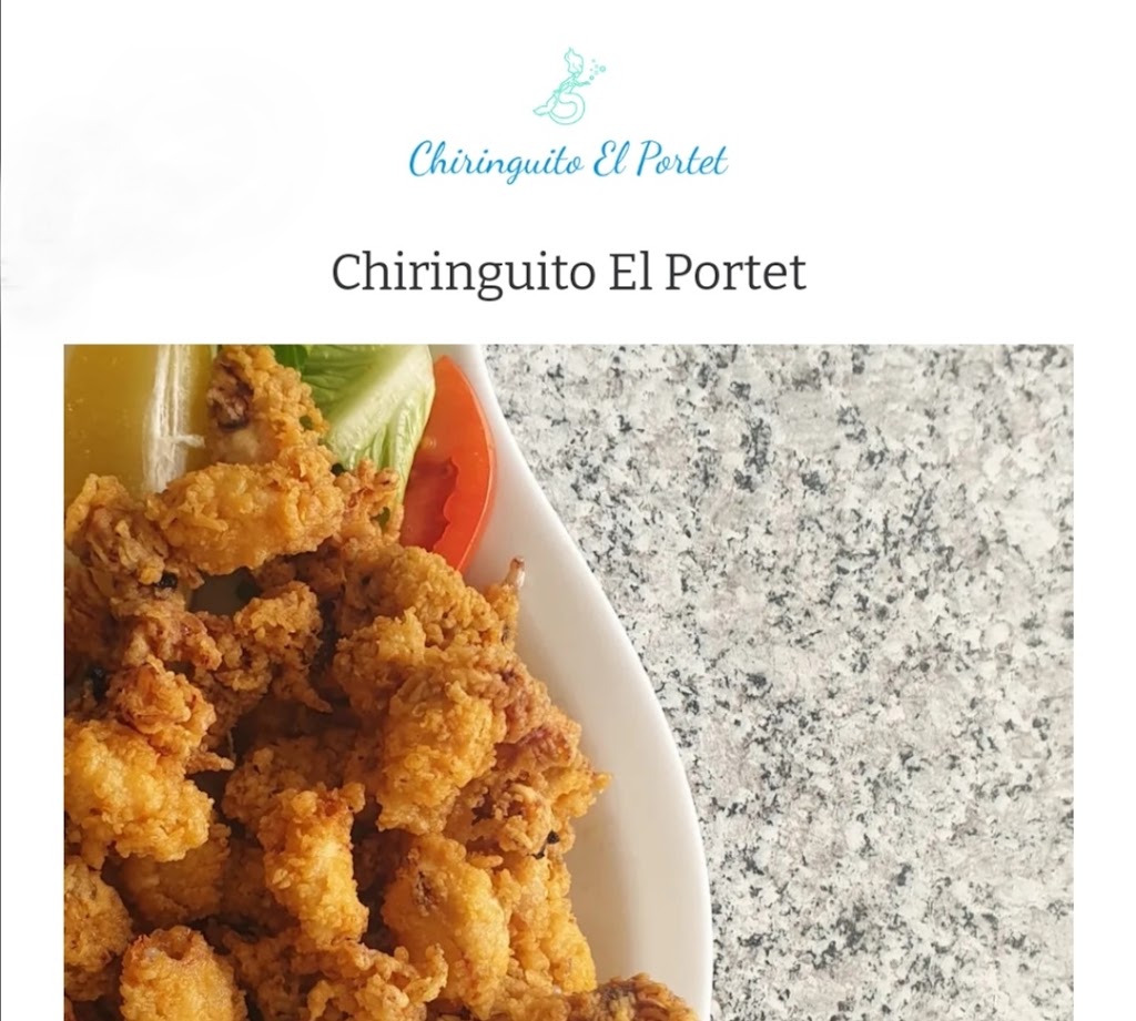 Chiringuito El Portet — Comida y bebida