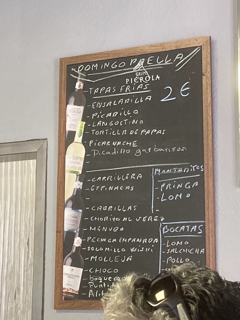 Bar Los 3 Gatos — Carta
