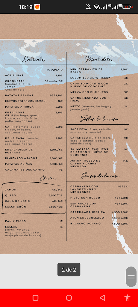 Restaurante Alamo — Del propietario
