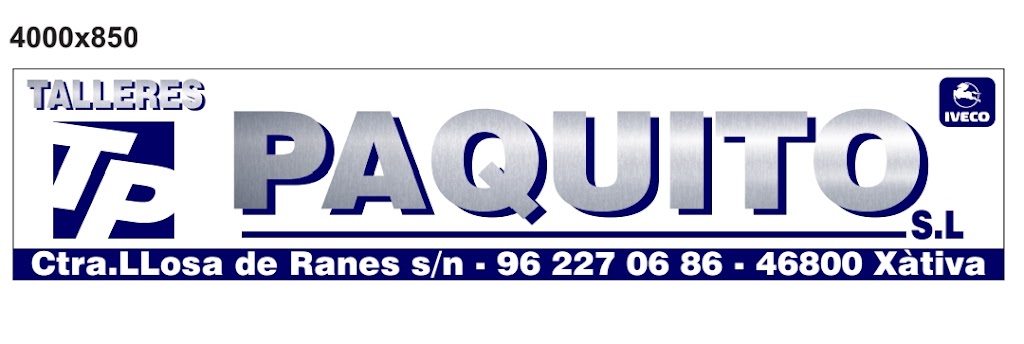 Talleres Paquito SL — Del propietario