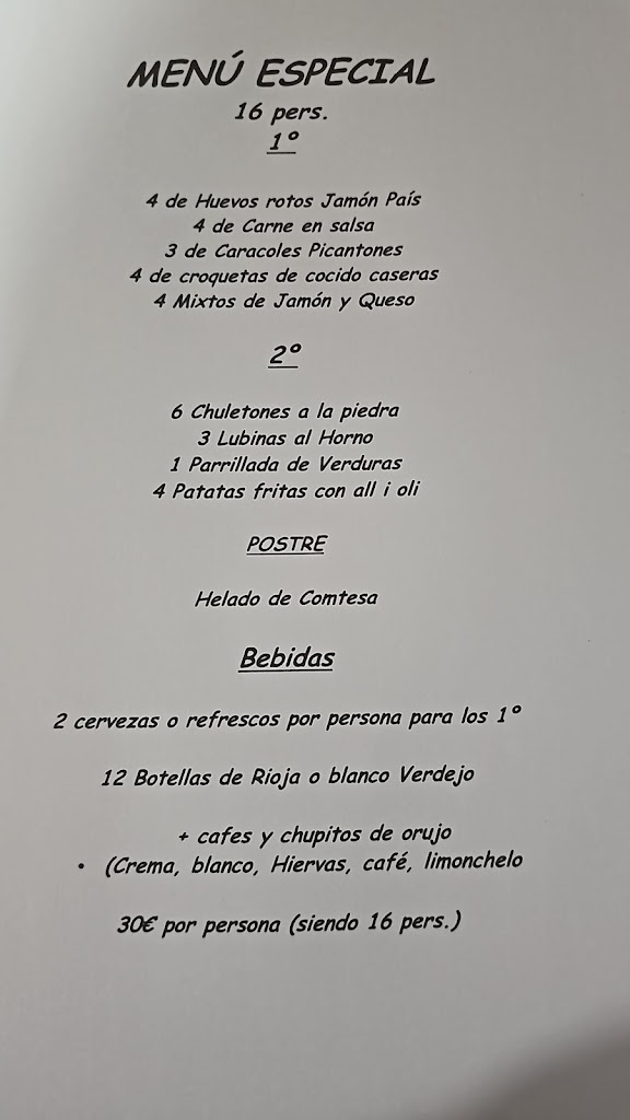 La Torrada del KIKO — Carta