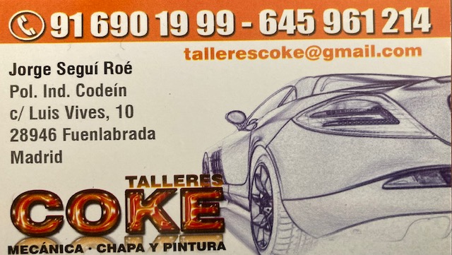 Talleres Coke — Del propietario