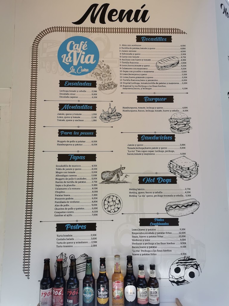 Cafe La via — Carta