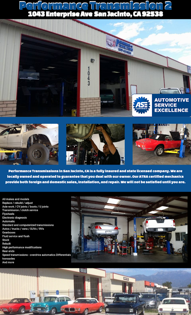 Transmission shop in San Jacinto