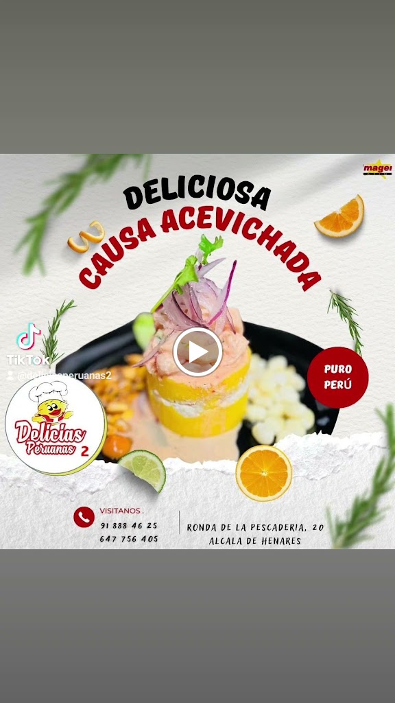 BAR RESTAURANTE DELICIAS PERUANAS 2 - Alcala de Henares — Videos