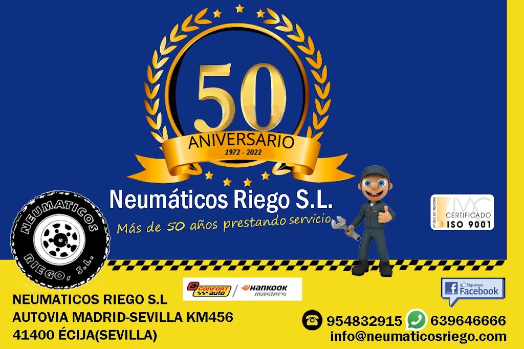 Neumaticos Riego S.L. — Del propietario