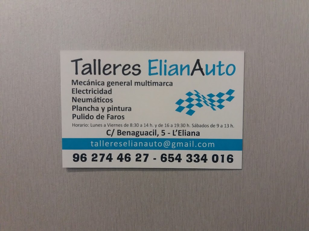 TALLERES ELIANAUTO — Del propietario