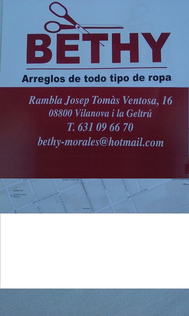 Bethy (Arreglos de ropa y modista)