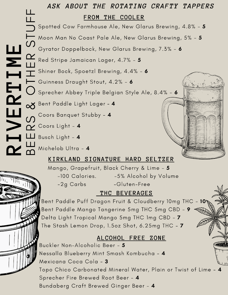  RiverTime. Wine ~ Beer ~ Amusements