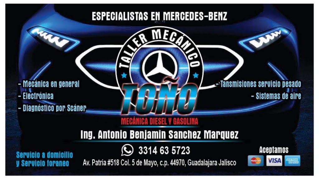 Taller Mecanico Diesel Tono(Diesel Y Gasolina) — Del propietario