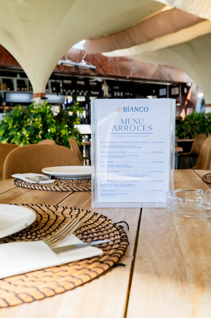 Bar restaurante Bianco Sea Emotion — Carta