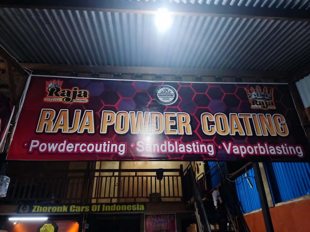 Bengkel RAJA POWDER COATING Sorong, melayani Powdercouting, Sandblasting, Vaporblasing,dll