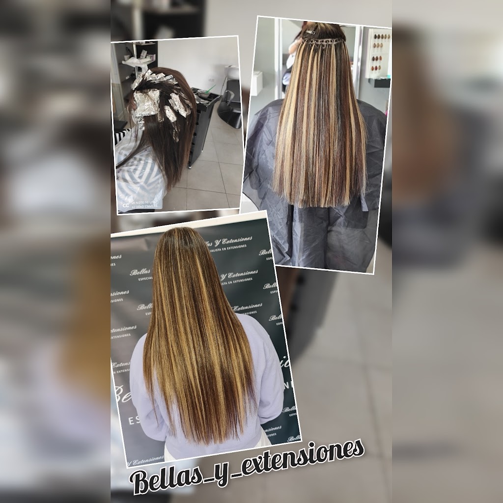 Peluqueria bellas y extensiones — Peinado