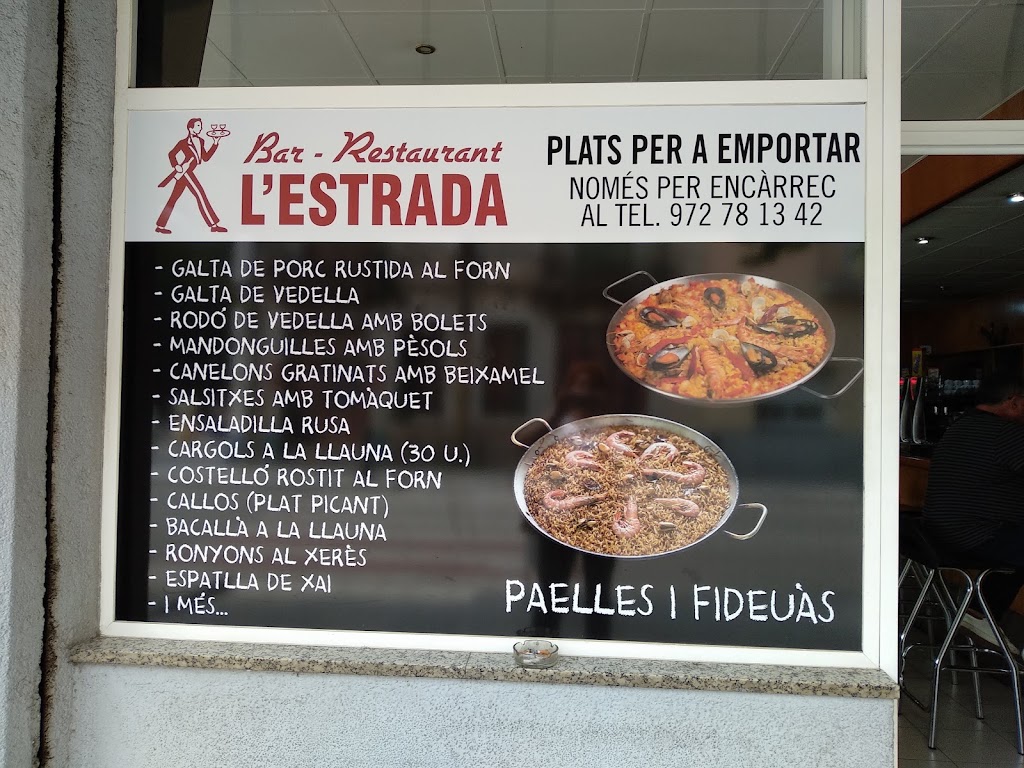 Bar-Restaurant L'Estrada — Carta