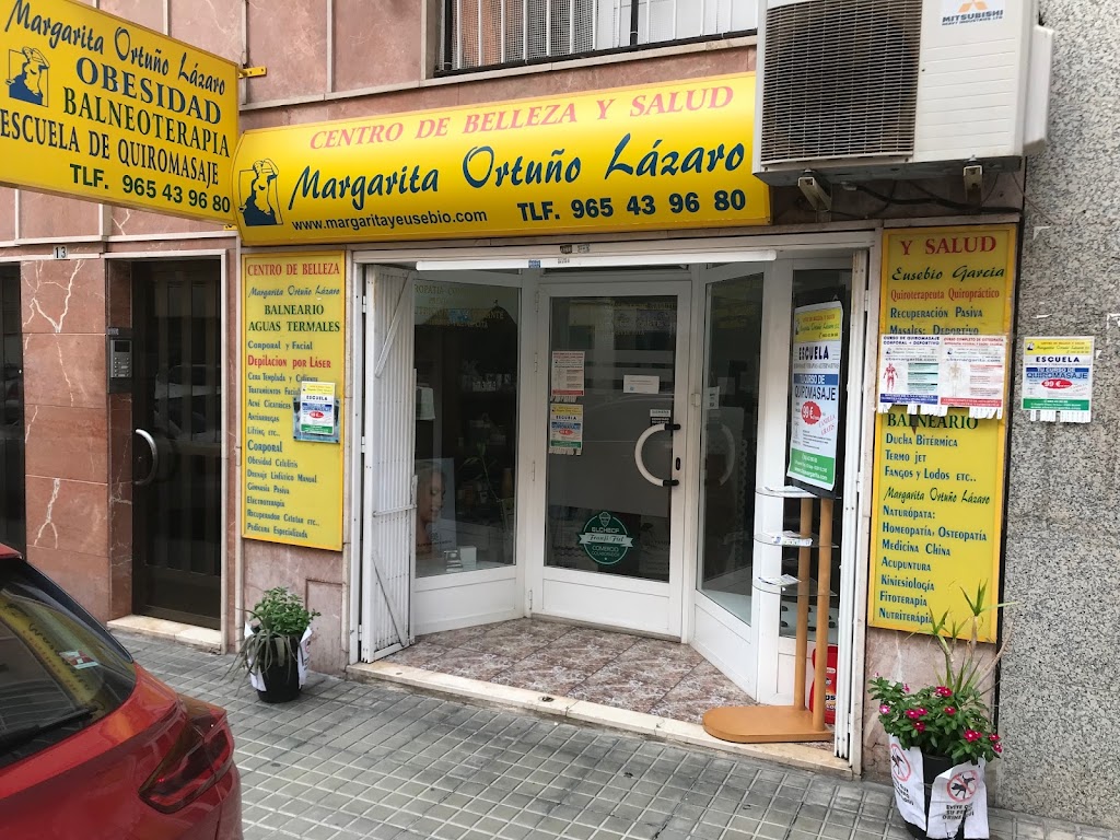 CENTRO DE BELLEZA Y SALUD MARGARITA ORTUNO LAZARO Y EUSEBIO GARCIA LOPEZ. ESCUELA DE QUIROMASAJE Y TERAPIAS COMPLEMENTARIAS