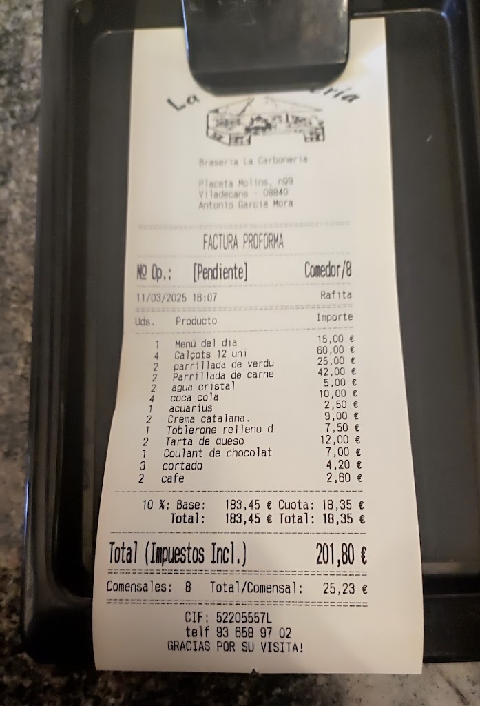 La Carboneria — Mas recientes