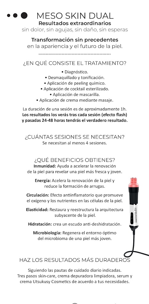 Centro de Belleza Integral JONYMAR — Carta