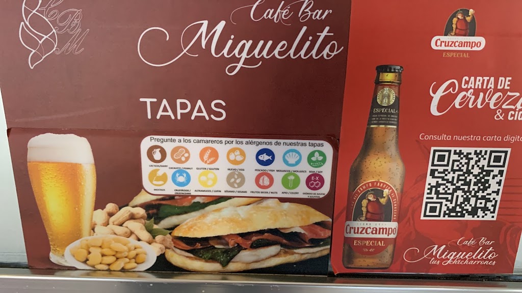Cafe Bar Miguelito — Carta