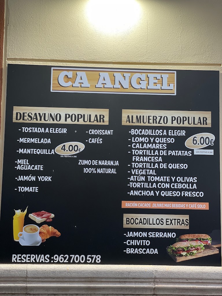 Ca Angel Quart — Carta