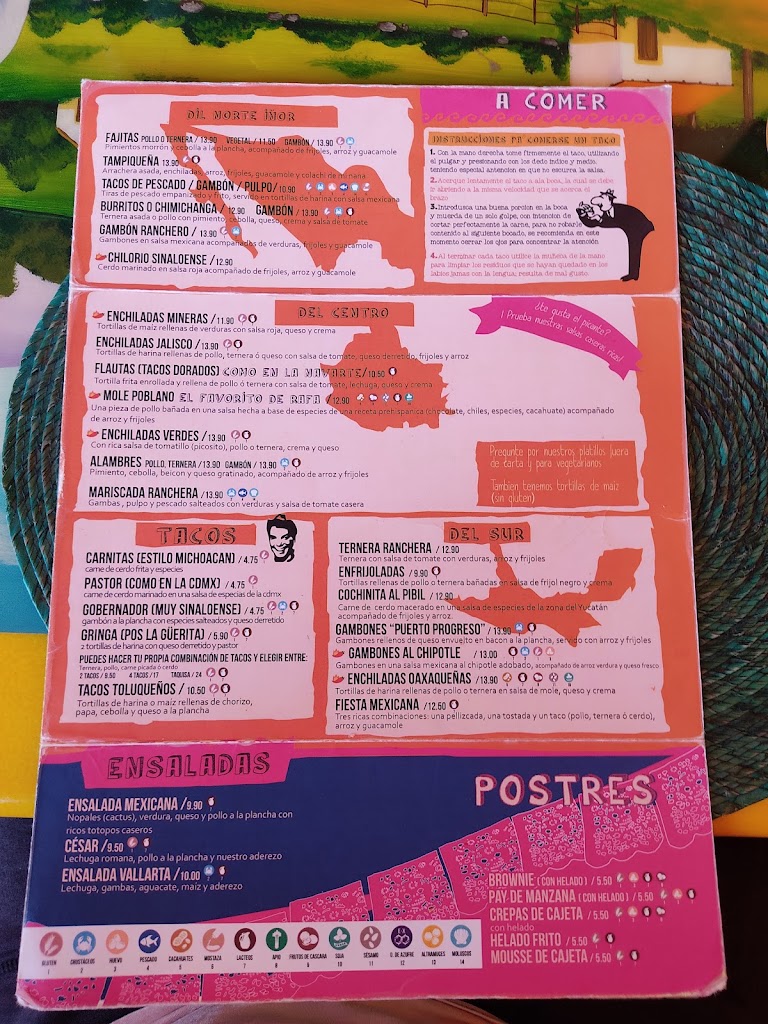 Ven a Mexico — Carta