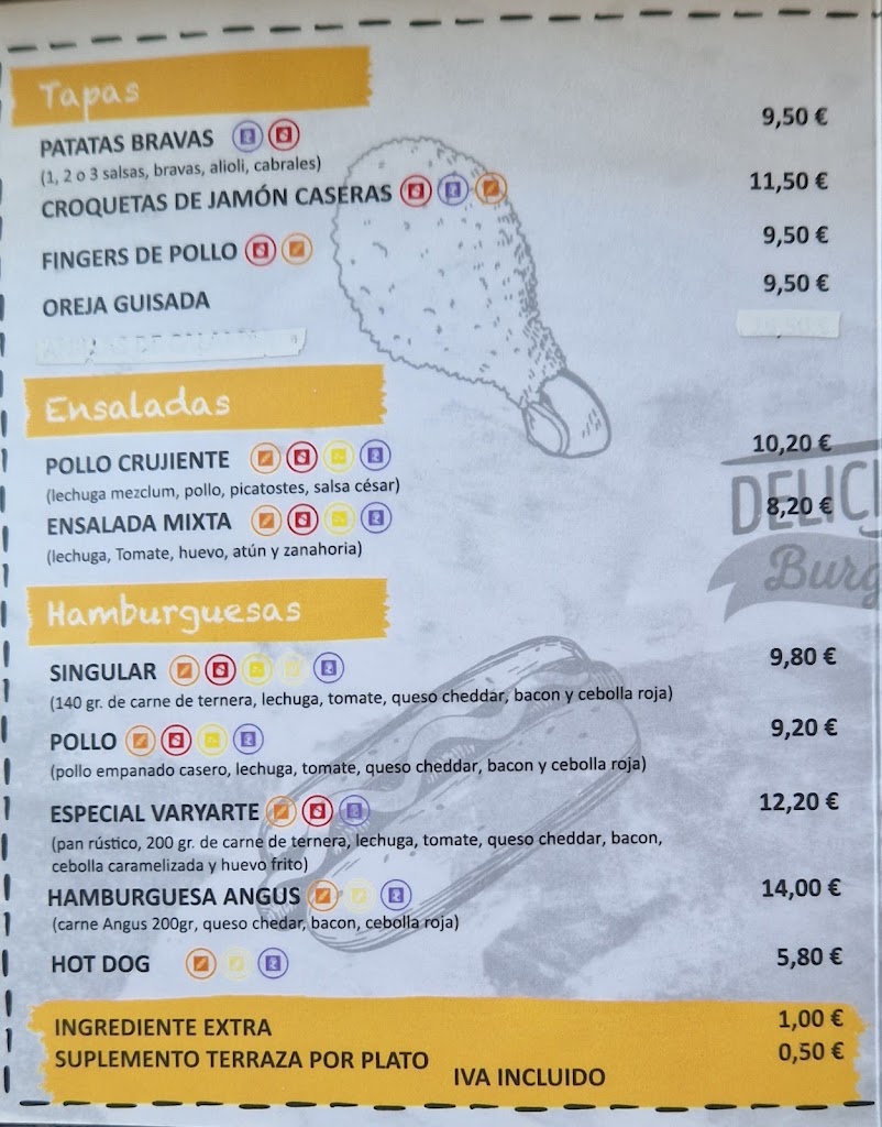 Bar Varyarte — Del propietario