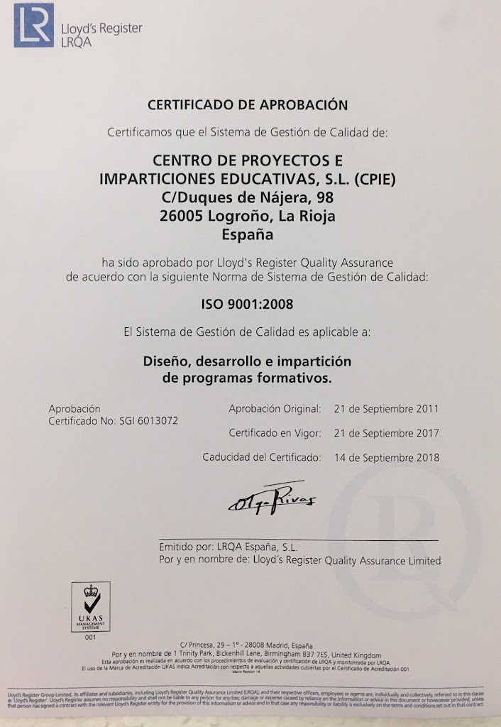 Iris - Academia de oposiciones en Logrono — Del propietario