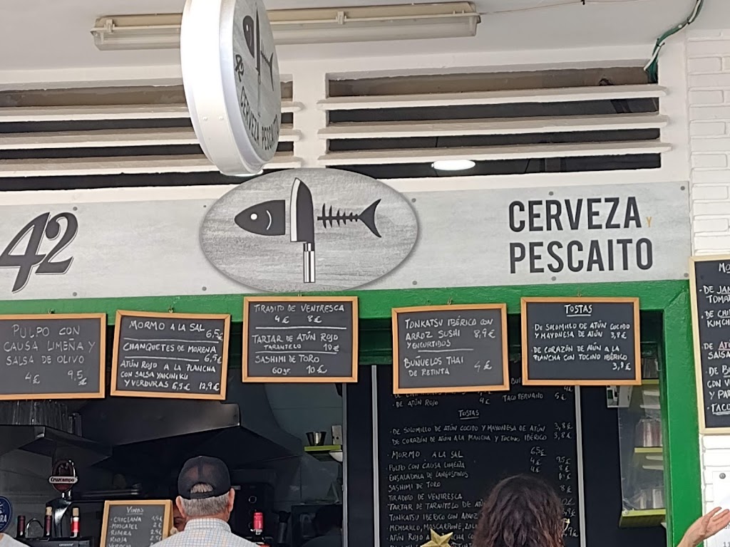 Bar 42. Cerveza y Pescaito — Carta