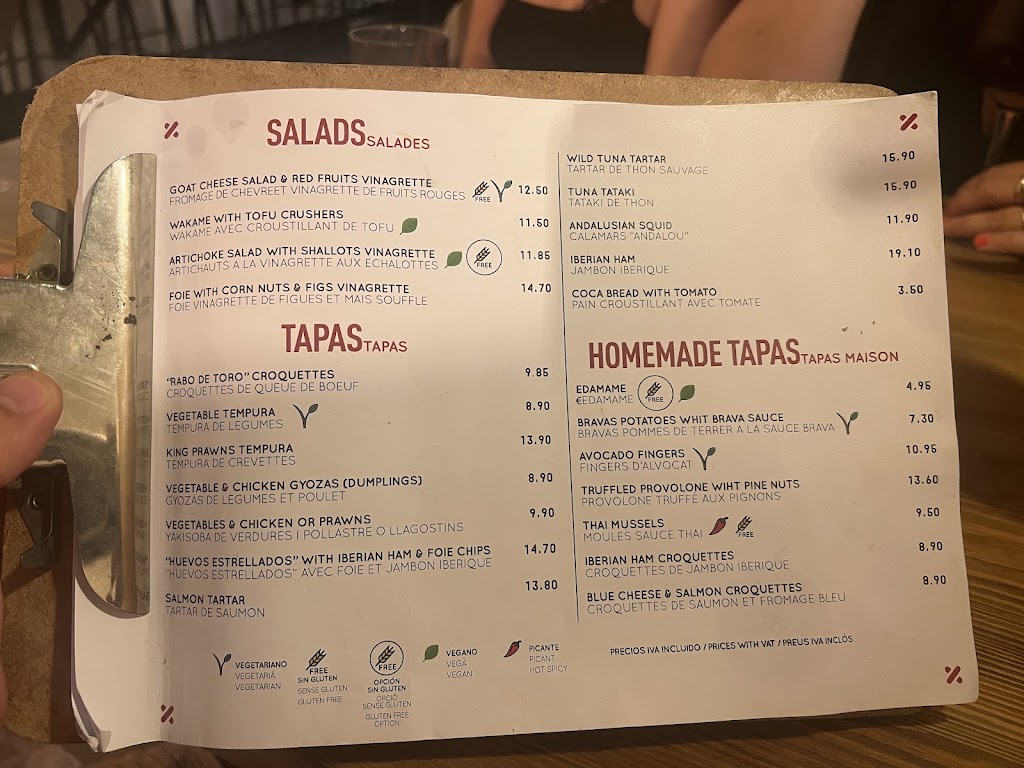 La Tapadera — Carta