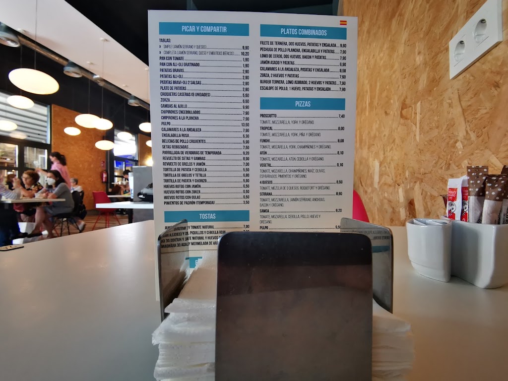 Cafes e tapas SAMOA — Carta