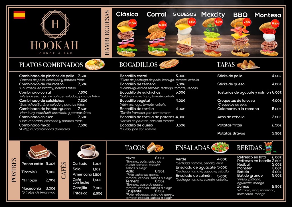 Hookah Figueras — Carta
