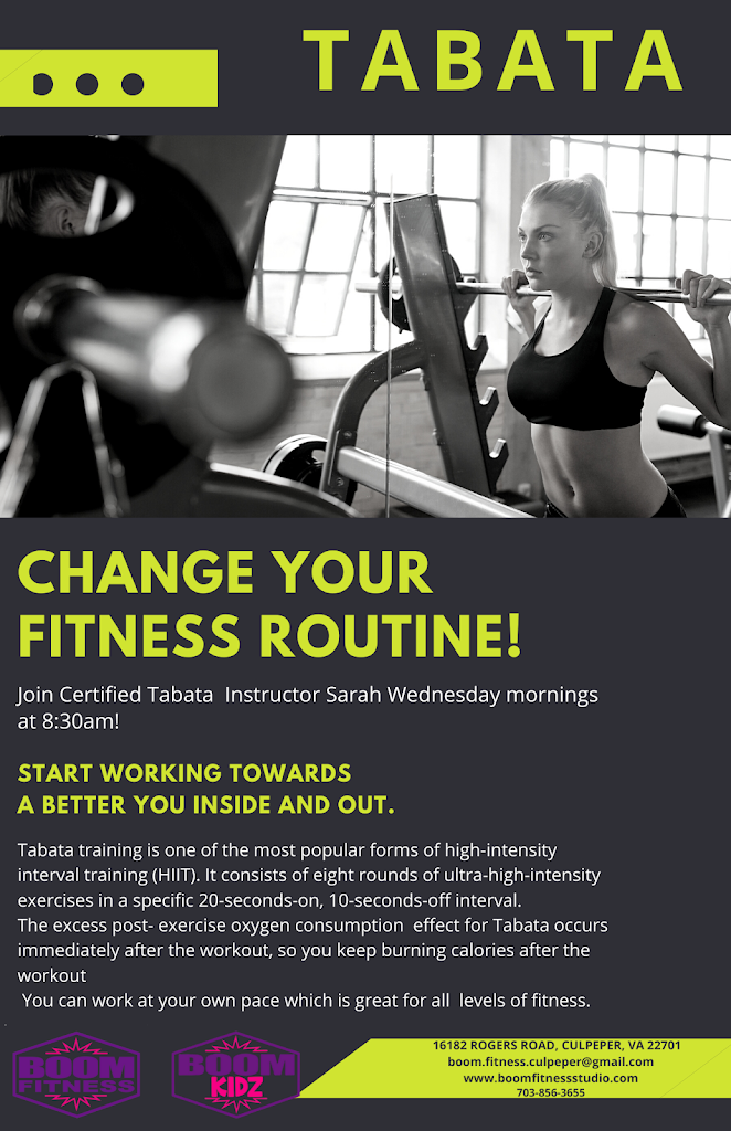  BOOM Fitness & BOOM KIDZ LLC(CULPEPER)