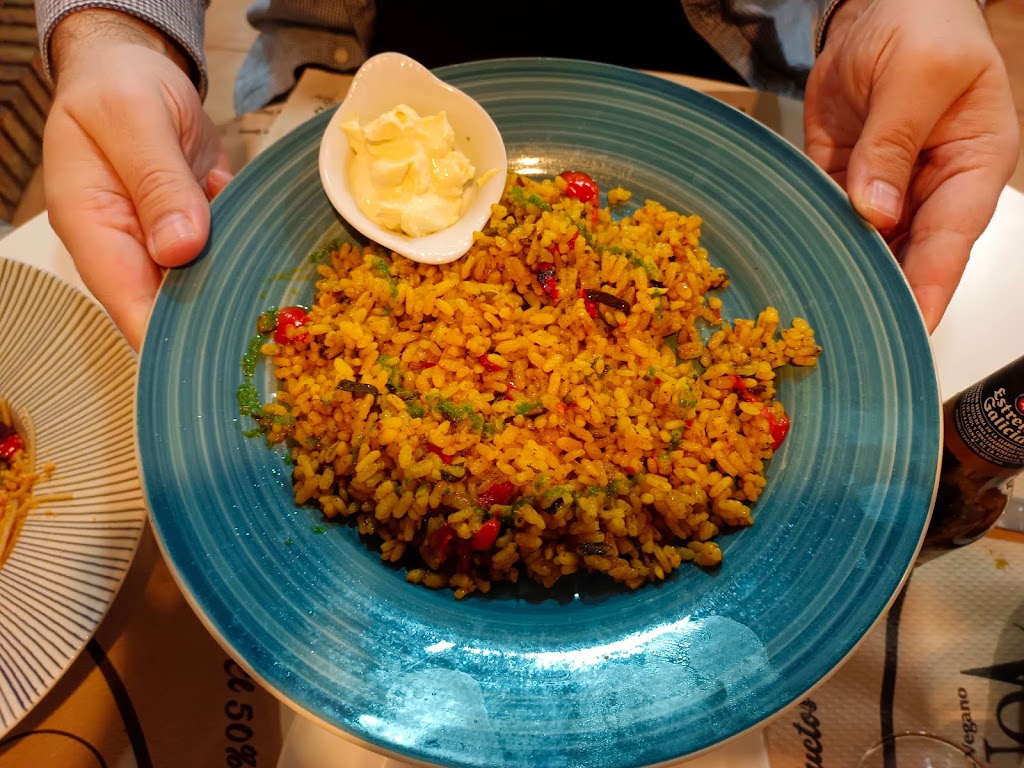 Restaurante Vegetariano Quinoa — Paella