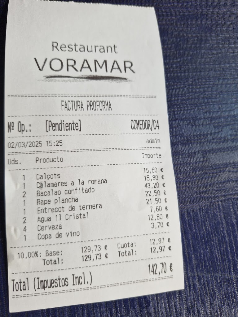 Restaurant Voramar Cal Vitali — Mas recientes