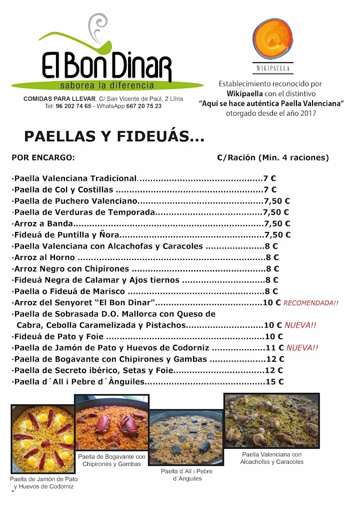 El Bon Dinar — Carta